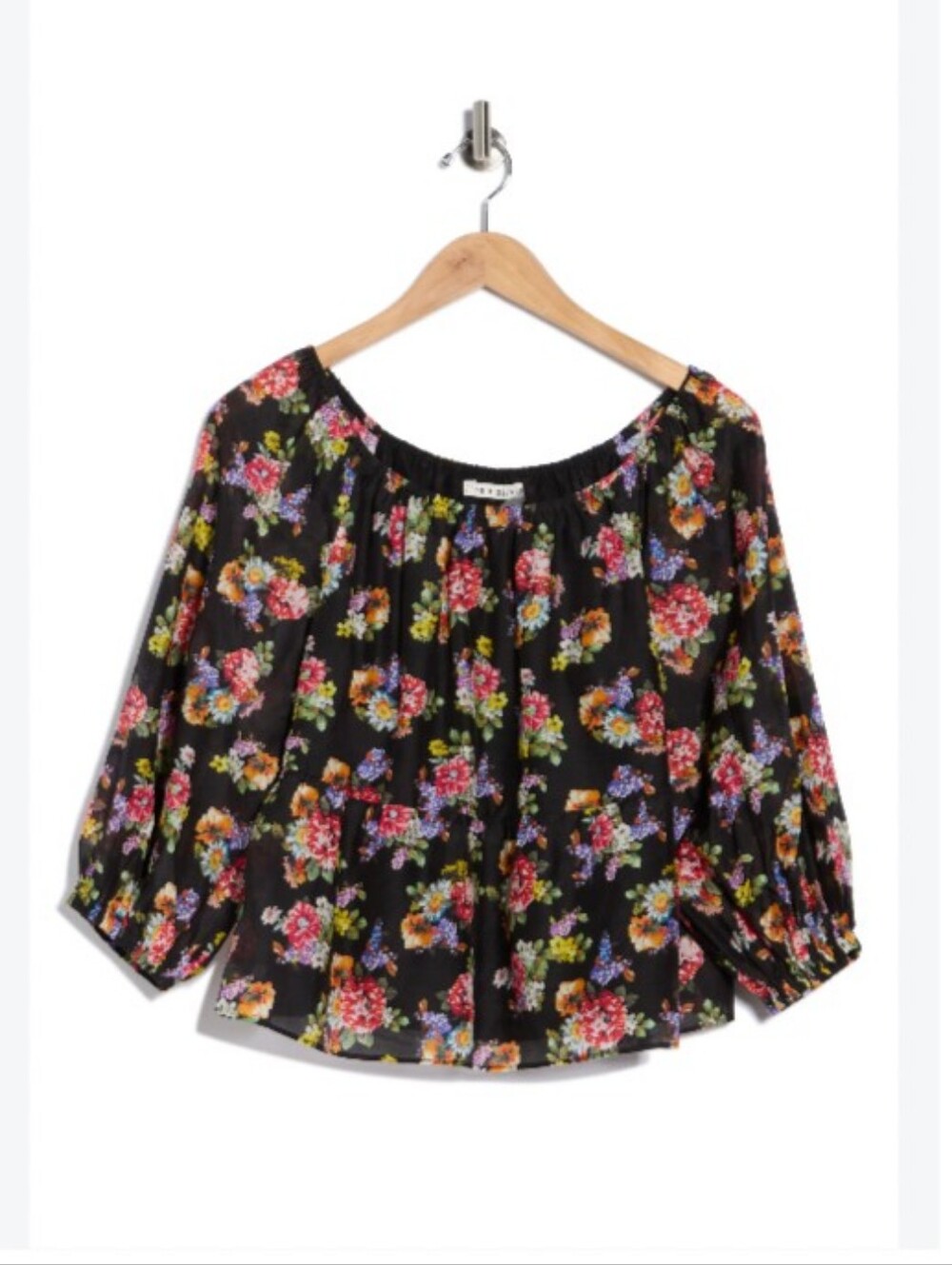 Alice‎ + Olivia Magnolia Floral-Print Silk Blend Top
